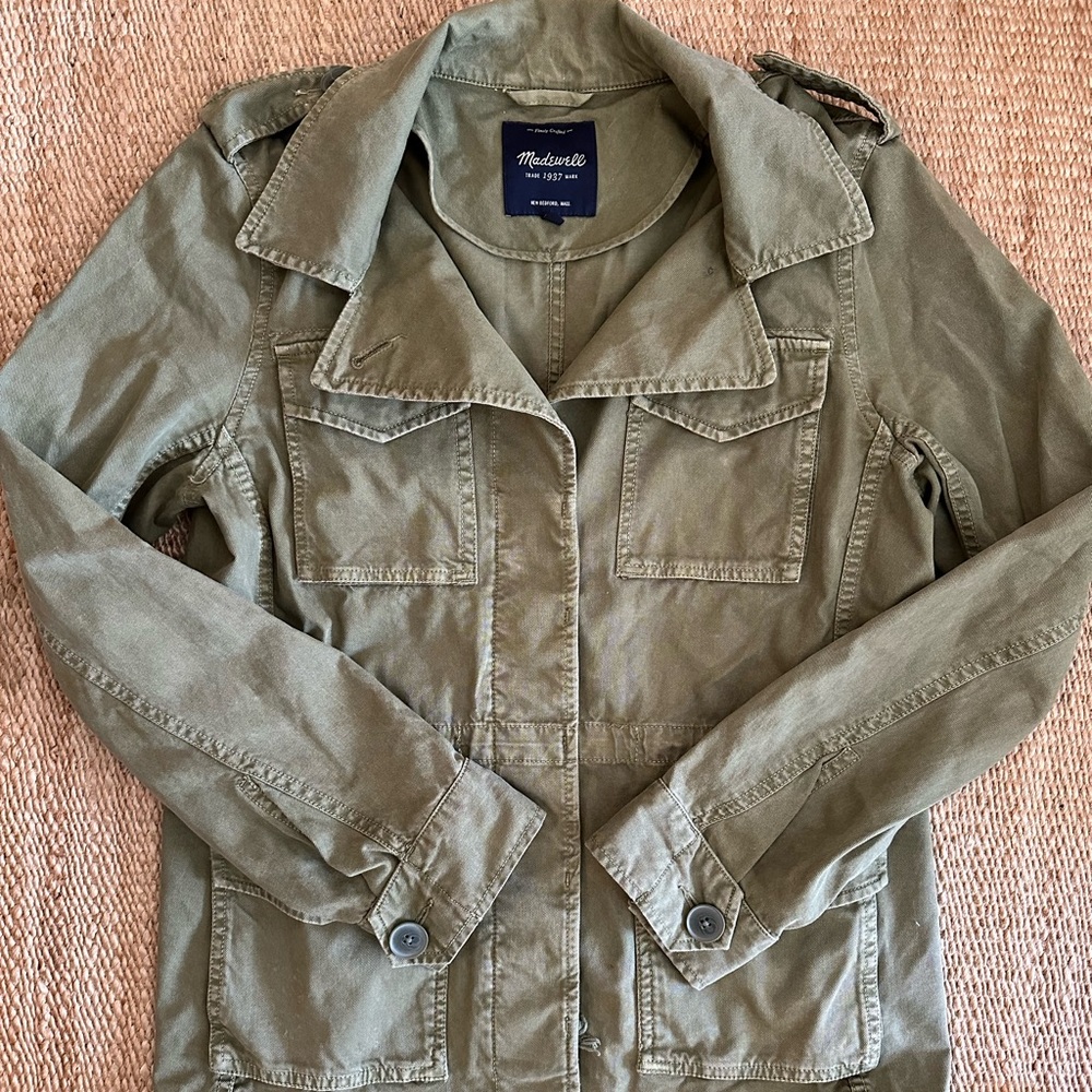 Madewell Olive Cargo Jacket M